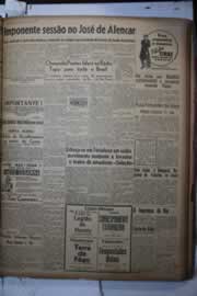 Página do jornal Correio do Ceará de julho de 1942