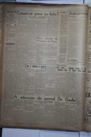 Página do jornal Correio do Ceará de julho de 1942