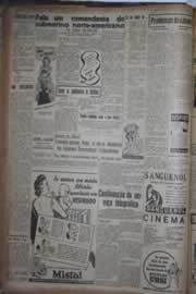 Página do jornal Correio do Ceará de julho de 1942