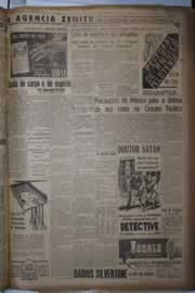 Página do jornal Correio do Ceará de agosto de 1942