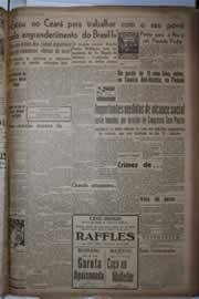 Página do jornal Correio do Ceará de agosto de 1942