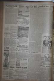Página do jornal Correio do Ceará de agosto de 1942