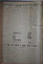Página do jornal Correio do Ceará de agosto de 1942