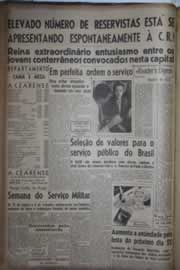 Página do jornal Correio do Ceará de agosto de 1942