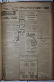 Página do jornal Correio do Ceará de agosto de 1942