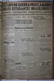 Página do jornal Correio do Ceará de agosto de 1942