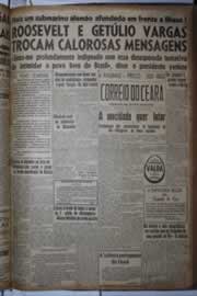 Página do jornal Correio do Ceará de agosto de 1942