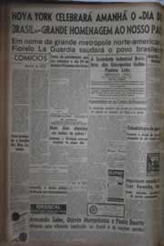 Página do jornal Correio do Ceará de agosto de 1942