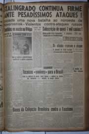 Página do jornal Correio do Ceará de setembro de 1942