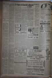 Página do jornal Correio do Ceará de setembro de 1942