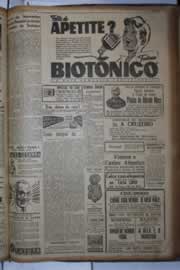 Página do jornal Correio do Ceará de setembro de 1942