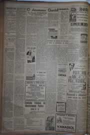 Página do jornal Correio do Ceará de setembro de 1942