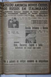 Página do jornal Correio do Ceará de setembro de 1942