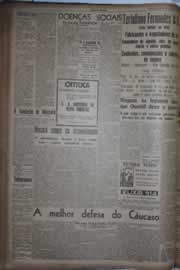 Página do jornal Correio do Ceará de setembro de 1942