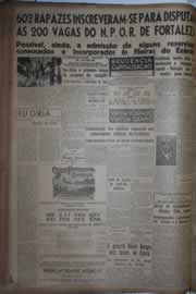 Página do jornal Correio do Ceará de outubro de 1942