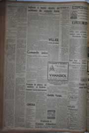 Página do jornal Correio do Ceará de outubro de 1942