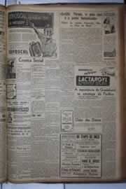 Página do jornal Correio do Ceará de outubro de 1942