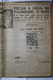 Página do jornal Correio do Ceará de outubro de 1942