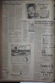 Página do jornal Correio do Ceará de outubro de 1942