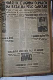 Página do jornal Correio do Ceará de outubro de 1942