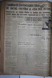 Página do jornal Correio do Ceará de dezembro de 1942