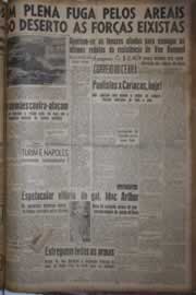 Página do jornal Correio do Ceará de dezembro de 1942