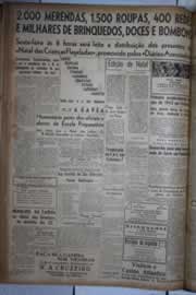 Página do jornal Correio do Ceará de dezembro de 1942
