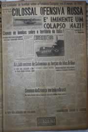Página do jornal Correio do Ceará de setembro de 1943