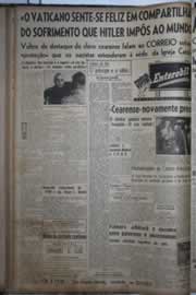 Página do jornal Correio do Ceará de setembro de 1943