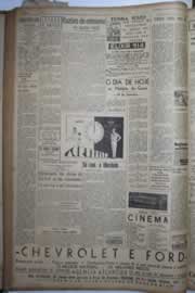 Página do jornal Correio do Ceará de setembro de 1943