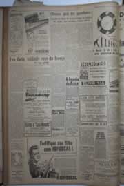 Página do jornal Correio do Ceará de setembro de 1943