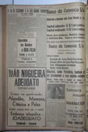 Página do jornal Correio do Ceará de setembro de 1943