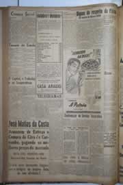 Página do jornal Correio do Ceará de setembro de 1943