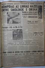 Página do jornal Correio do Ceará de outubro de 1943