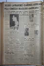 Página do jornal Correio do Ceará de outubro de 1943
