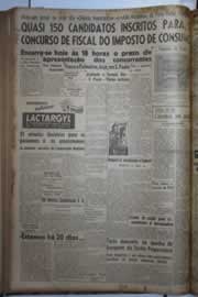 Página do jornal Correio do Ceará de outubro de 1943