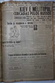 Página do jornal Correio do Ceará de outubro de 1943