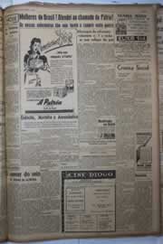 Página do jornal Correio do Ceará de outubro de 1943