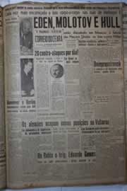 Página do jornal Correio do Ceará de outubro de 1943