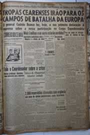 Página do jornal Correio do Ceará de outubro de 1943