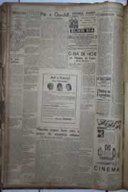Página do jornal Correio do Ceará de outubro de 1943