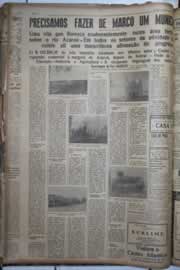 Página do jornal Correio do Ceará de outubro de 1943
