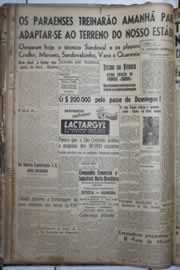 Página do jornal Correio do Ceará de outubro de 1943