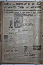 Página do jornal Correio do Ceará de outubro de 1943
