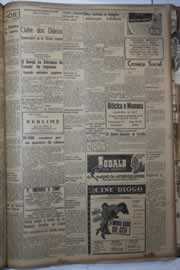 Página do jornal Correio do Ceará de outubro de 1943