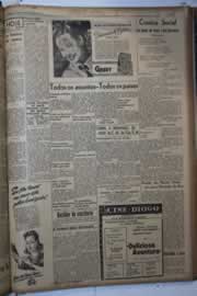 Página do jornal Correio do Ceará de novembro de 1943