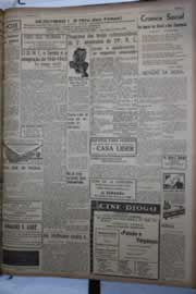 Página do jornal Correio do Ceará de novembro de 1943