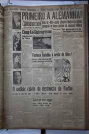Página do jornal Correio do Ceará de dezembro de 1943