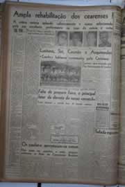 Página do jornal Correio do Ceará de dezembro de 1943