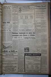Página do jornal Correio do Ceará de dezembro de 1943